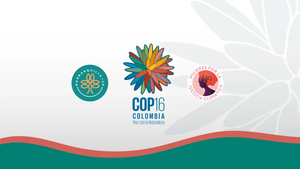 Banner COP16 Fundación Barranquilla +20 Biodiversidad y ecosistemas marinocosteros y terrestres