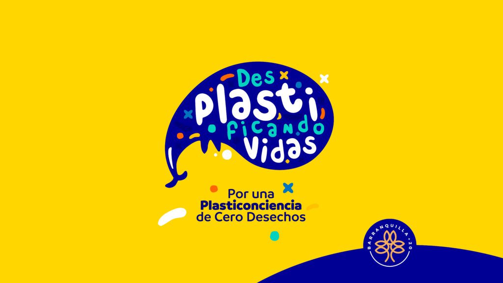 Banner Desplastificando vidas Fundación Barranquilla+20 Agua y saneamiento - Educacion y gobernanza
