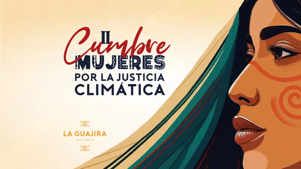 Banner II Cumbre mujeres por la justicia climatica la guajira Fundación Barranquilla +20 Justicia climática feminista