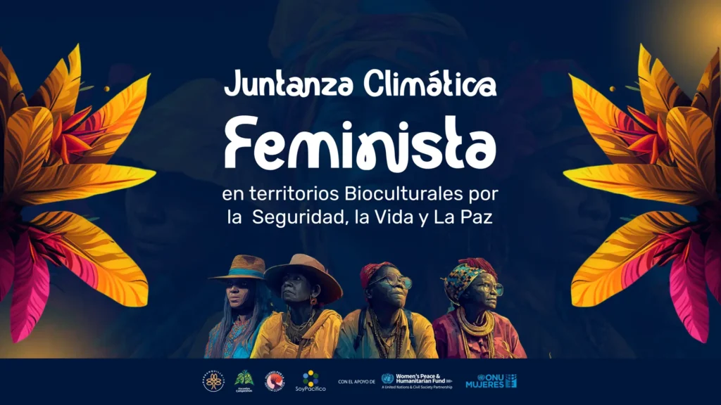 Banner Juntanza climatica feminista Fundación Barranquilla +20 Justicia climática feminista