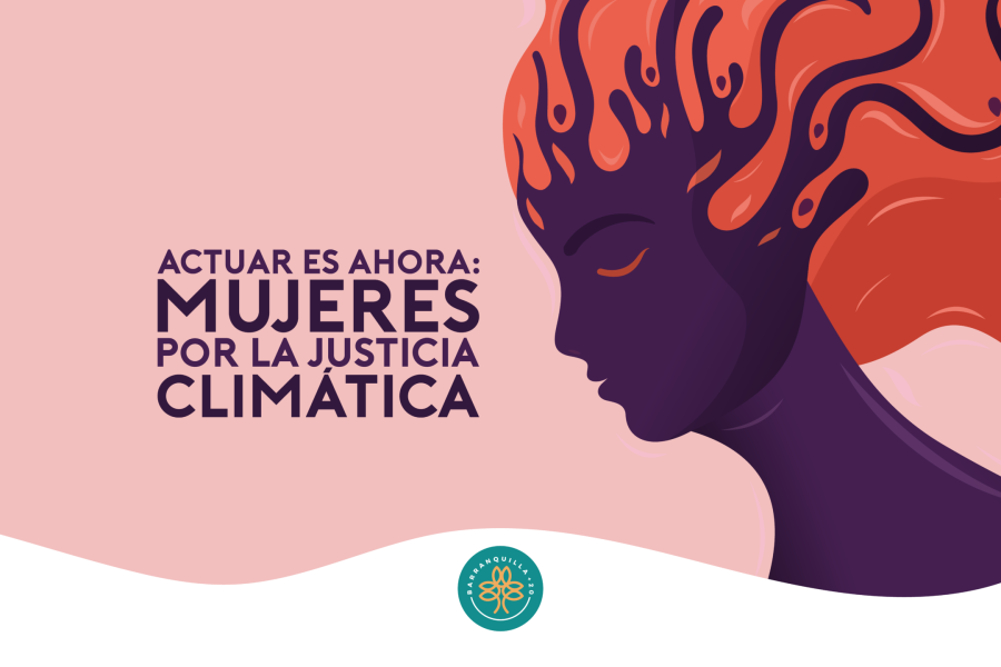 Banner Mujeres por la justicia climatica